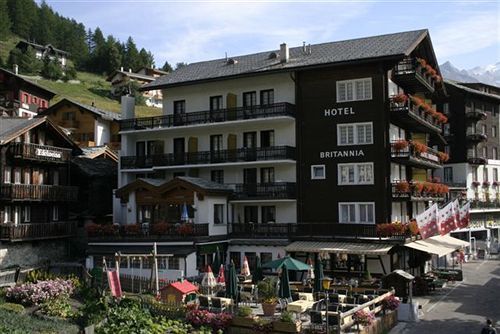 Britannia Hotel Saas Fee Exterior foto