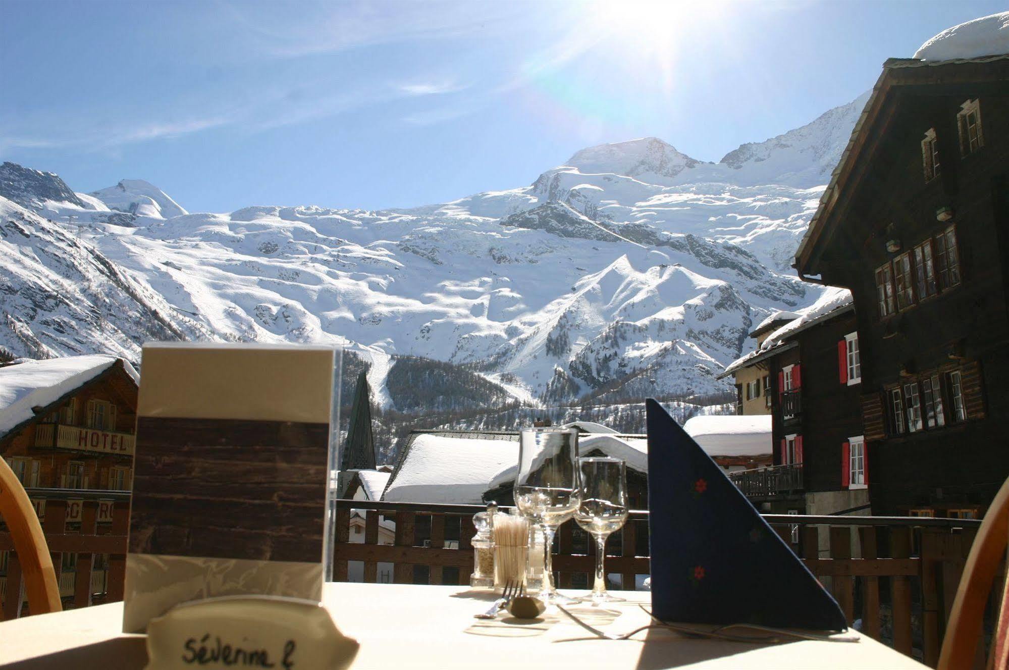 Britannia Hotel Saas Fee Exterior foto