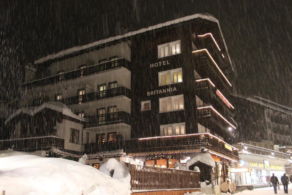 Britannia Hotel Saas Fee Exterior foto