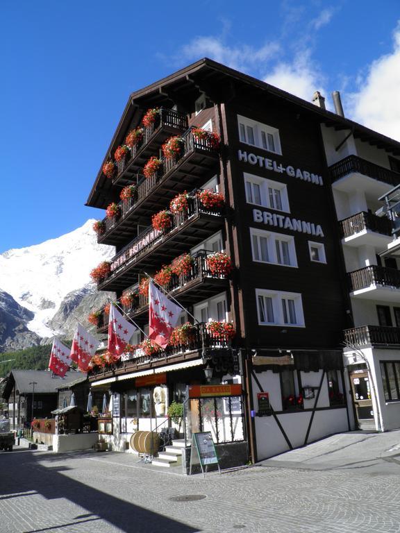 Britannia Hotel Saas Fee Exterior foto