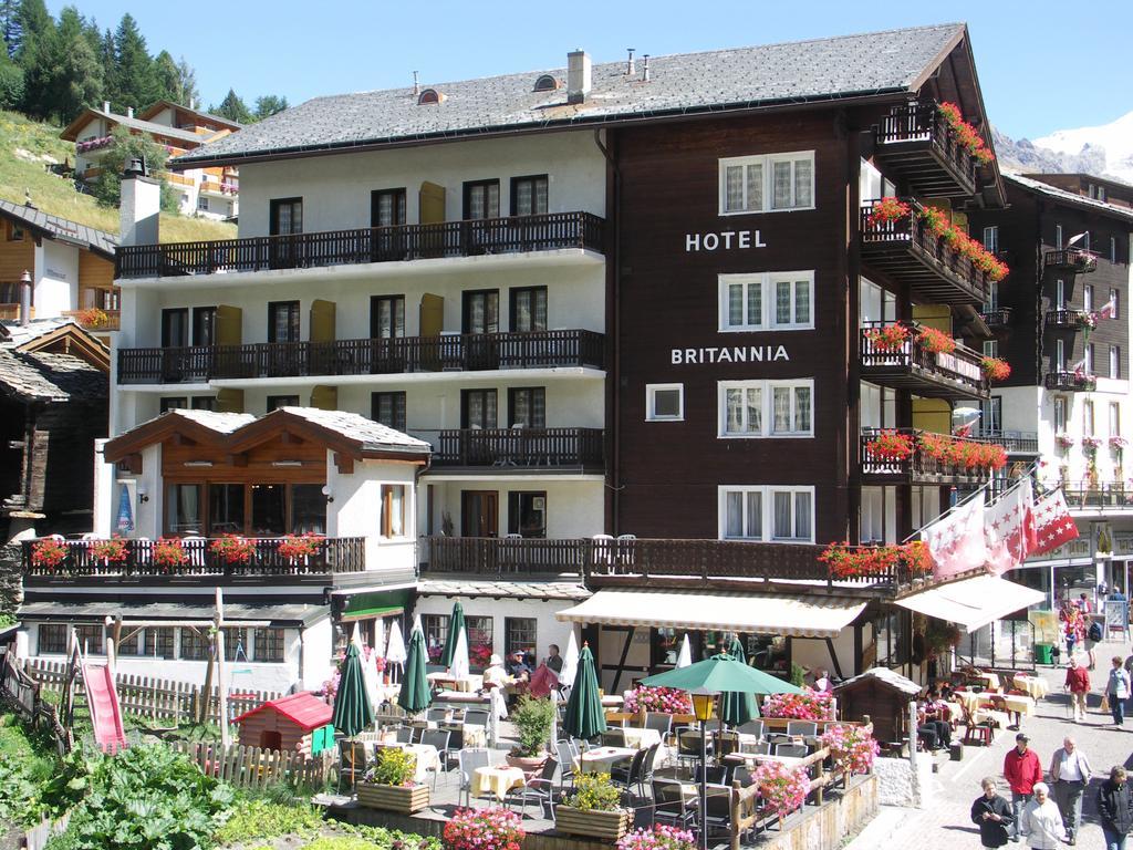 Britannia Hotel Saas Fee Exterior foto